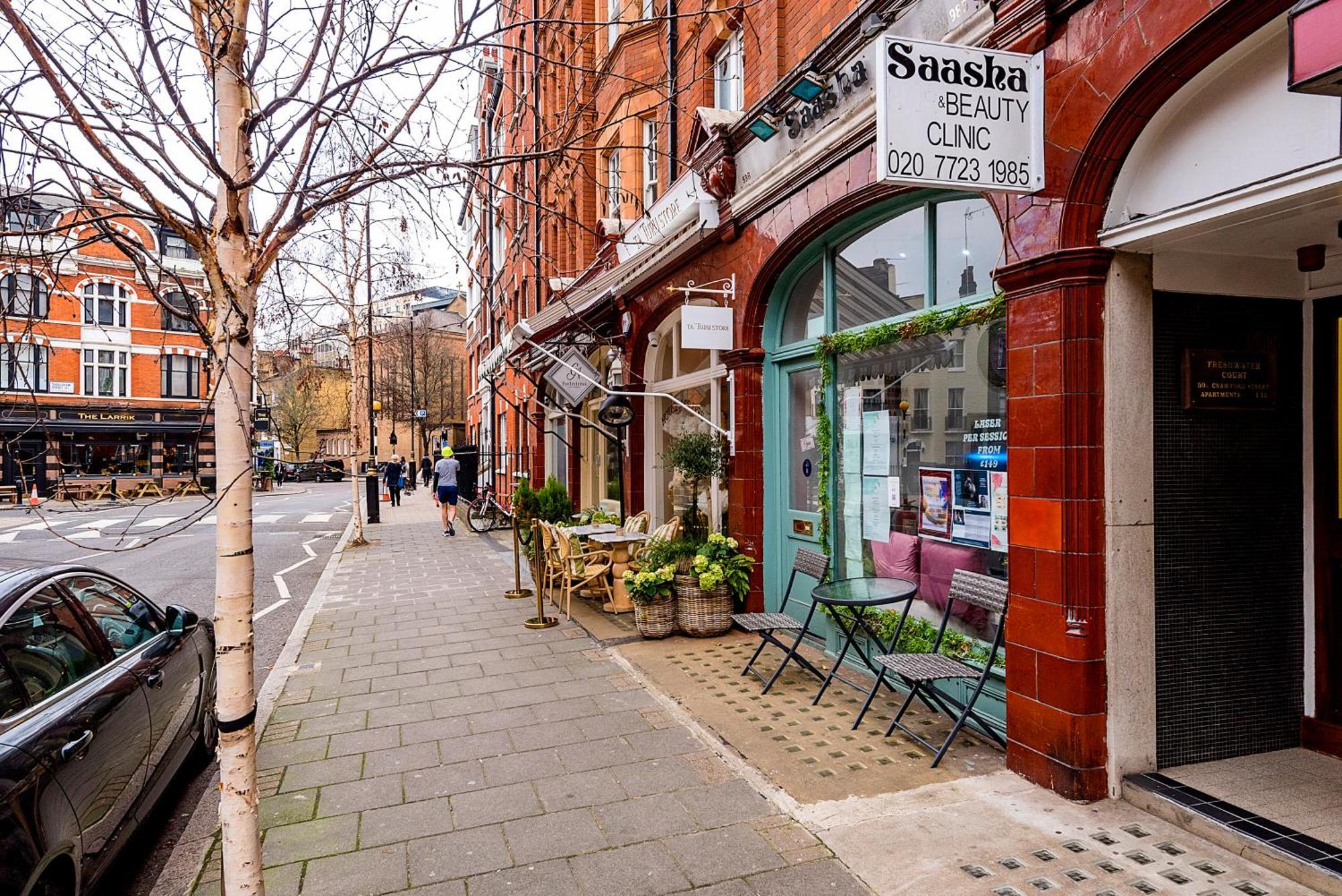 Stunning Apartment In Fashionable Marylebone Londra Exterior foto